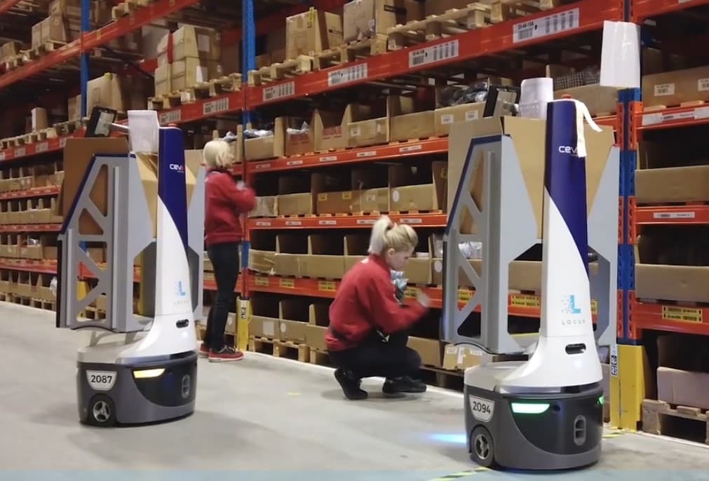 Locus Robotics suppled 1,000 AMRs to support operations at 12 DHL Supply Chain sites in North America