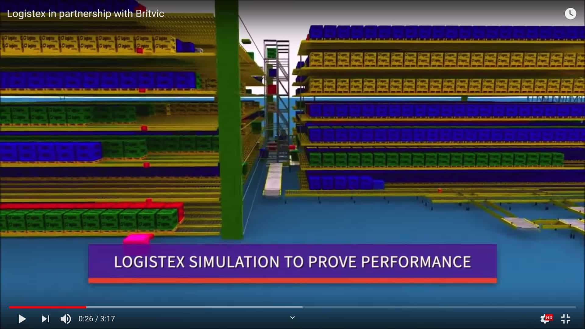 Emulate 3D – extract from Logistex YouTube video
