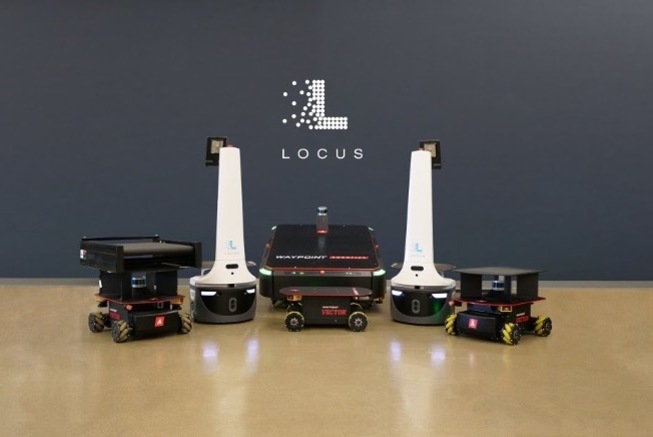 Autonomous mobile robots or AMRs from Locusro